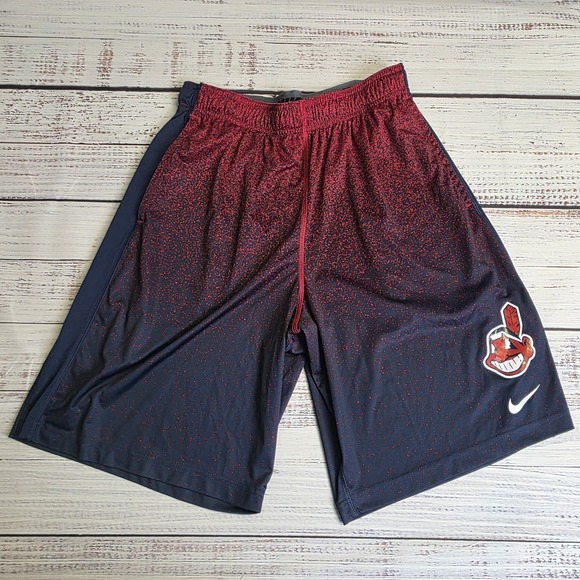 Nike Other - Nike Cleveland Indians Shorts Mens Large MLB Baseball Guardians Chief Wahoo